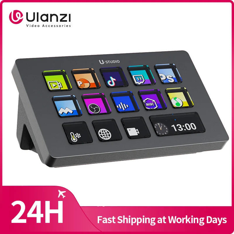 Ulanzi D200 Production Console – Studio Controller for Gaming, Livestreaming & Content Creation