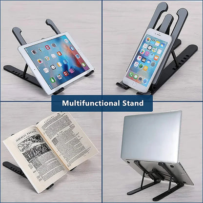 Foldable Adjustable Laptop Stand – Portable Ergonomic Notebook Holder for MacBook Air/Pro & Universal Laptops