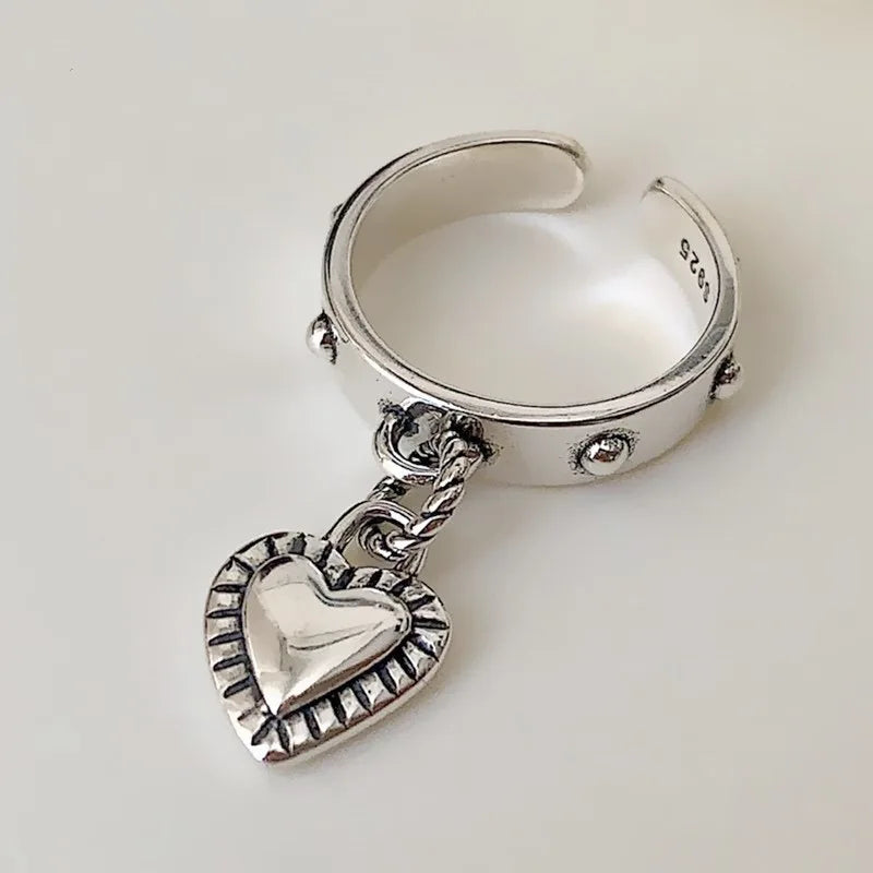 925 Sterling Silver Geometric Ring — BF CLUB Fashion Handmade Ring for Women, Party & Christmas Gift