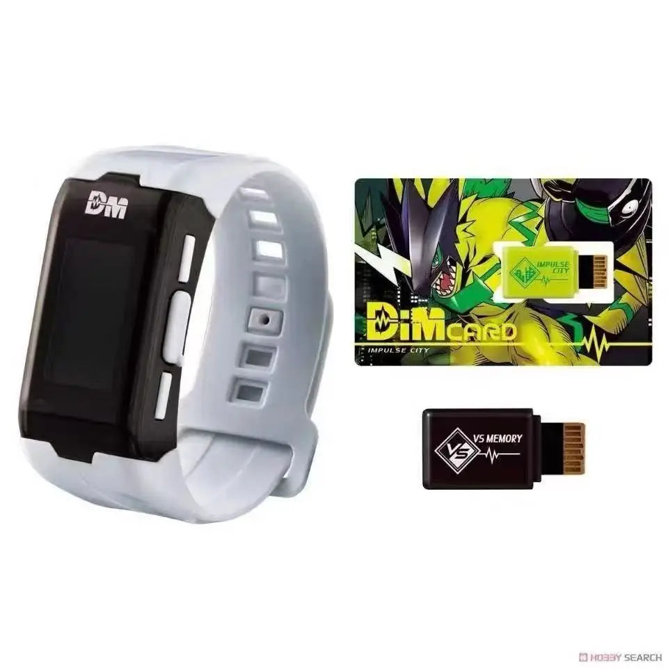 Genuine Digimon Adventure VITAL Bracelet Toy – DIM Card, Impmon Action Figure & Collectible Scale Model