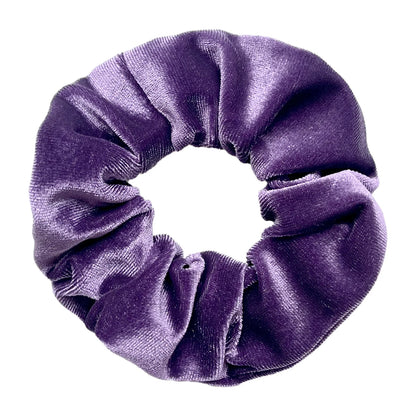 Vintage Velvet Hair Scrunchies for Women & Girls – Solid Color Ponytail Holder Elastic Hair Bands, Soft Fashion Hair Ties Accessories