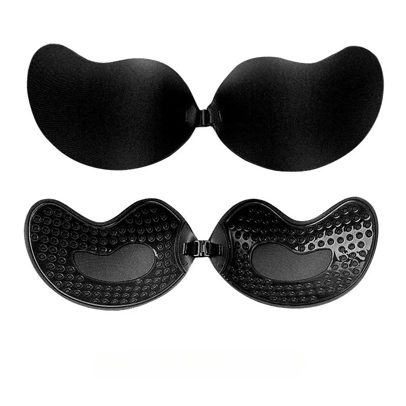 Invisible Nude Push-Up Bra Stickers – Silicone Chest Pasties for Women Wedding Lingerie