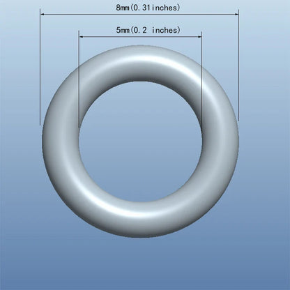 130PCS Clear Rubber O-Ring Dampeners – Sealing Gaskets for Mechanical Keyboards & Cherry MX Switches