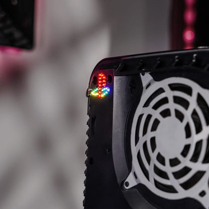 eXtremeRate RGB LED Kit for PS5 (CFI-1 Series) – Rainbow Logo with 40 Effects for Disc & Digital Edition Console