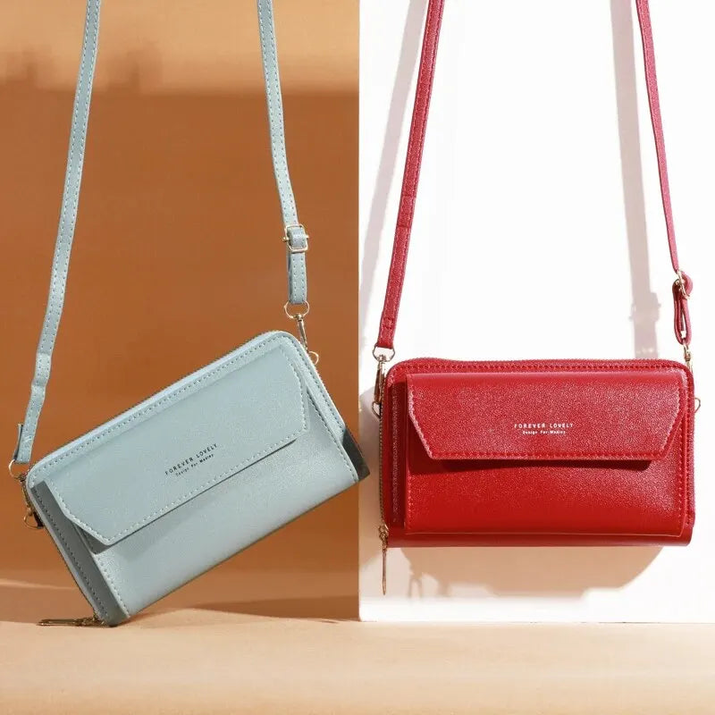 Summer Crossbody Bag for Women: Small Market Simple One Shoulder Bag - Double Layer Casual Body Bag for Mobile Phone, New Arrival