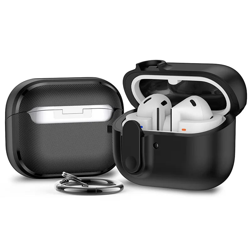Security Lock Case for Galaxy Buds 3 & Buds 3 Pro – Shockproof Cute Protective Cover for Samsung Galaxy Buds 3