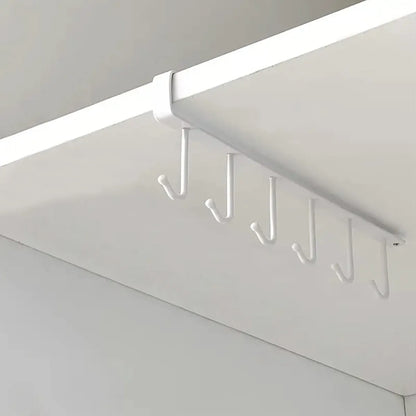 Iron Keychain Display Rack - Multifunctional Jewelry, Accessory & Kitchen Hook Storage Organizer