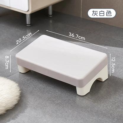Ergonomic PP Under Desk Footrest - Comfortable Space-Saving Foot Stool for Office, Study & Home