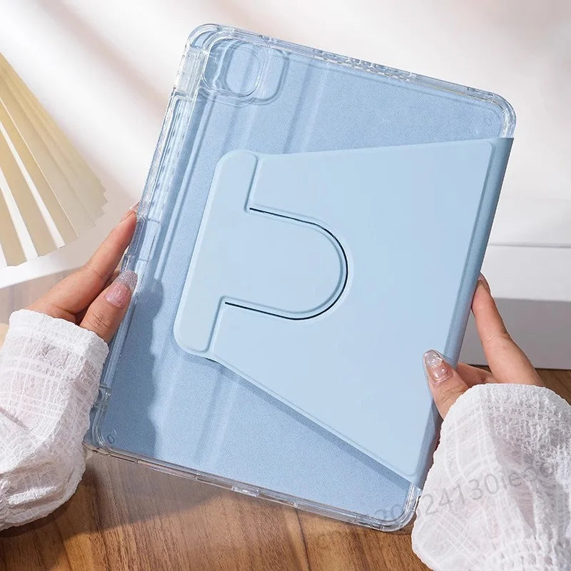 Pencil Holder Case for iPad Pro 11" (2024) & iPad Air 5/4 – Protective Cover for iPad A16, 10.2", 10.9"