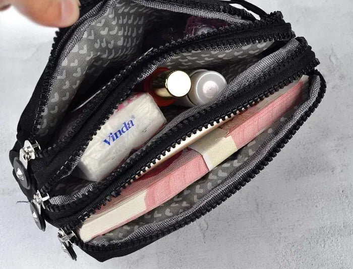 Korean-Style Large Capacity Oxford Cloth Wallet – Waterproof Coin Wallet for Men & Women