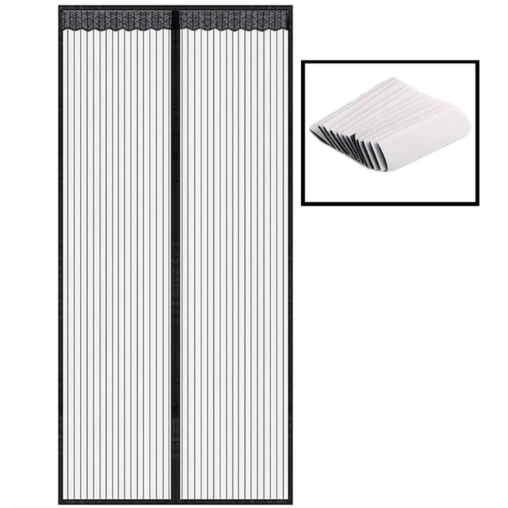 Magnetic Door Curtain Mosquito Net — Anti-Insect Fly Screen for Windows, Punch-Free Invisible Mesh