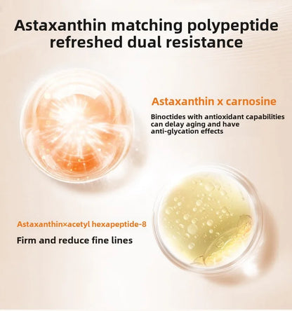 Astaxanthin Anti-Aging Facial Ampoules 28pcs – Dark Spot Removal, Pore Minimizing, Moisturizing & Fine Line Fade Serum Set