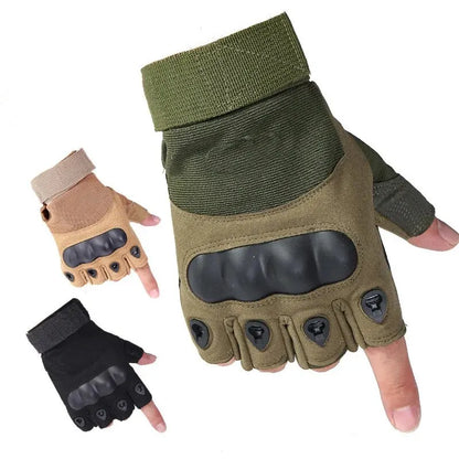 Fitness Anti-Slip Cycling Gloves – Wear-Resistant Tactical Sports & Climbing Half Finger Gloves for Outdoor Use