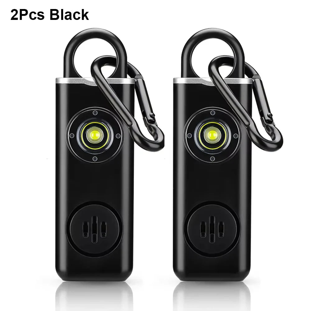 Hollarm Personal Safety Alarm – 130dB Loud Rechargeable Keychain with LED for Women, Kids & Elderly