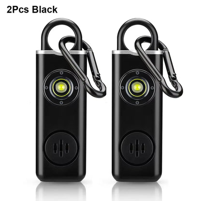 Hollarm Personal Safety Alarm – 130dB Loud Rechargeable Keychain with LED for Women, Kids & Elderly