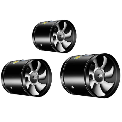 4/6/8 Inch Metal Pipe Air Ventilator – Low Noise Bathroom & Kitchen Exhaust Duct Fan