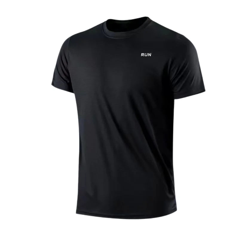 Men's Quick-Dry Sports T-Shirt - Lightweight Moisture-Wicking Short Sleeve Running & Gym Top