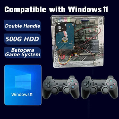 NEW Super Console U7 Plug & Play Retro Game Console – 1TB HDD, 70,000+ Games, Windows 11, 4GB RAM, 60 Emulators (PS2, Wii, PSP, GameCube) for TV Gaming