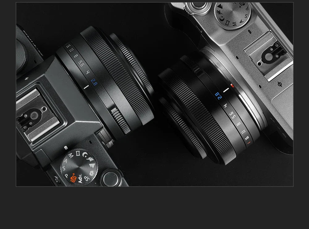 TTArtisan Auto Focus 27mm F2.8 Lens — APS-C STM for Fuji X, Fujifilm XF, Sony E, Nikon Z Mount (XA7, XT100)