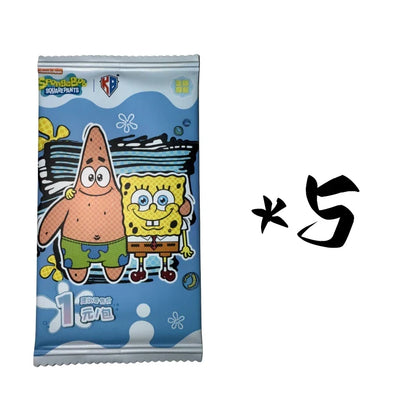 Hot Collection SpongeBob SquarePants Card Set — Classic Anime Characters Patrick Star & Tentacles, Original Box Children’s Gift