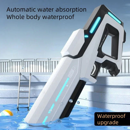 Automatic Water Absorbing Electric Water Gun for Adults & Kids, Outdoor Beach & Pool Entertainment Toy