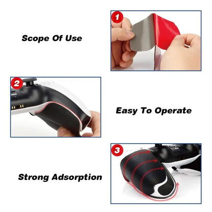PlayVital Anti-Slip Silicone Grip Tape for PS5 Controller – Enhanced Gamepad Comfort & Control