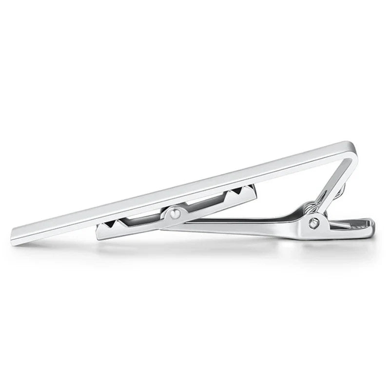 Metal Tone Tie Clip: Fashionable Necktie Accessory for Men - Simple Bar Clasp for Practical Mens Collar Clip Style