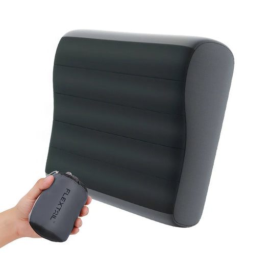 FLEXTAIL ZERO PILLOW SE - Inflatable Camping Pillow, Ergonomic Travel & Home Pillow, Lightweight & Washable