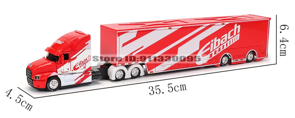 Maisto 1:64 Mack Anthem & LoneStar Trailer Model — Alloy Diecast Transport Simulation Car Collection