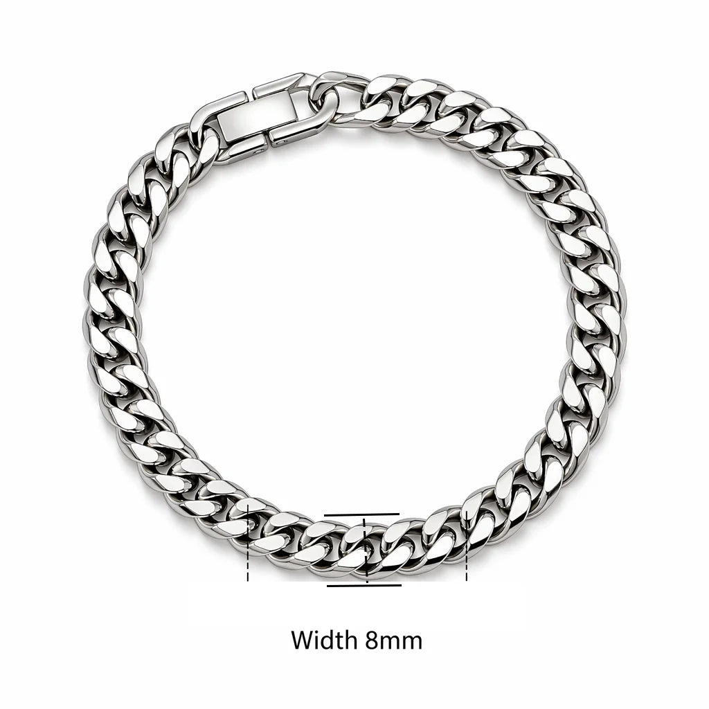 Stainless Steel Fish Scale Bracelet - Double Row Braided Magnetic Buckle Alloy Jewelry