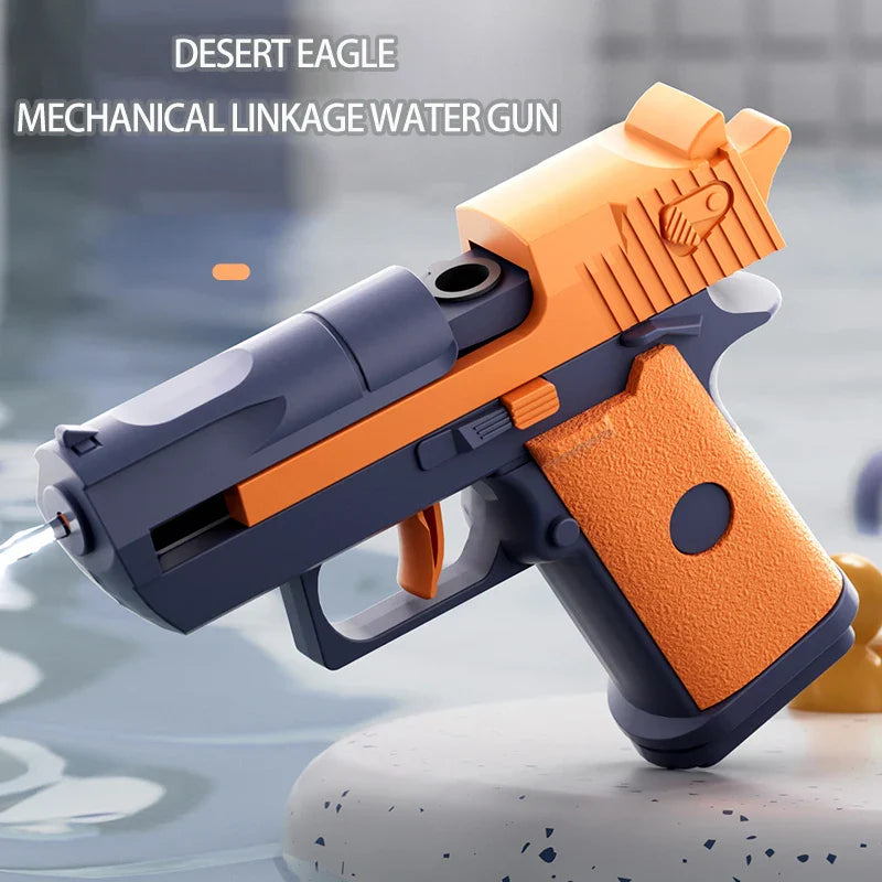 Mini Manual Water Gun – Desert Eagle Pistol Toy for Summer Fun & Outdoor Play, Ideal for Kids and Boys