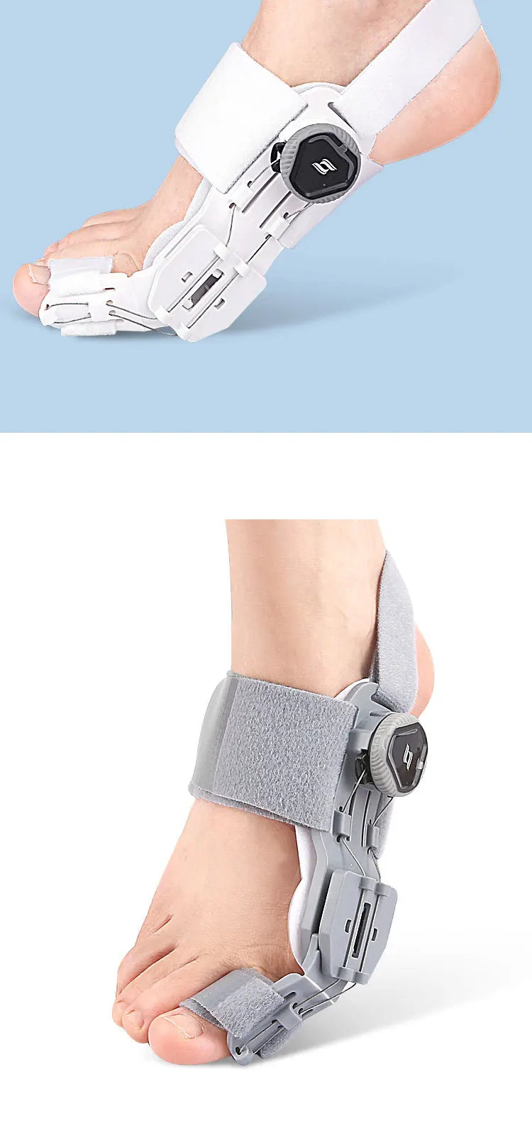 Bunion Corrector for Men & Women – Adjustable Hallux Valgus Toe Separator & Pedicure Straightener