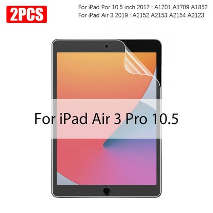 2PCS Paper-Like Screen Protector for iPad (10th Gen, Pro 11/12.9, Air 5/4, Mini 6, 7-9th Gen)