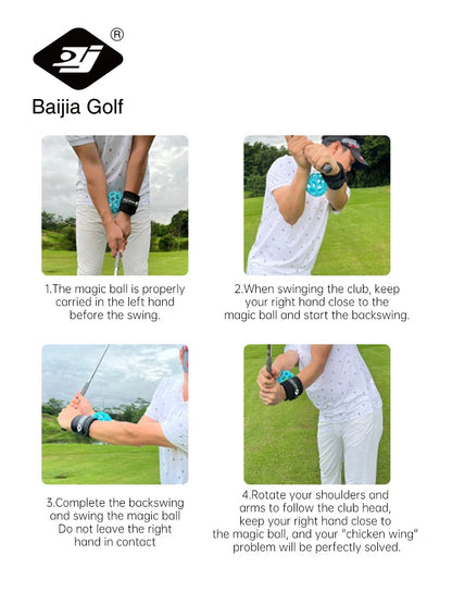 Golf Smart Ball Swing Trainer – Portable Training Aid for Posture Correction & Beginner Practice
