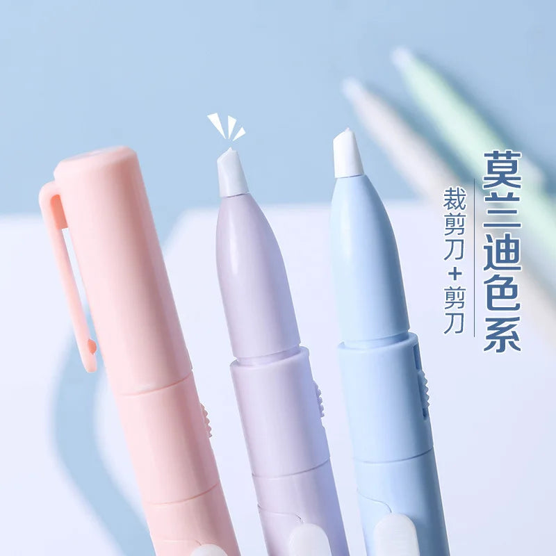 Mini Colorful Folding Scissors - Hand Tent Cutting, Engraving Knife, Paper Trimming Utility Knife - Compact Tool