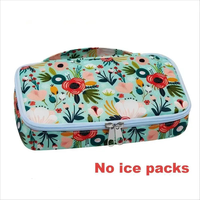 Large Portable Insulin Cooler Bag – Lightweight Durable Travel Cooler for Outdoor Camping and Travel