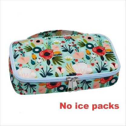 Large Portable Insulin Cooler Bag – Lightweight Durable Travel Cooler for Outdoor Camping and Travel