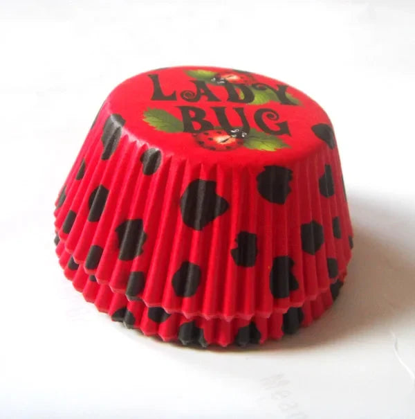 100PCS Animal Print & Pink Heart Cupcake Liners – Zebra, Leopard & Cow Pattern Muffin Baking Cups for Weddings & Parties