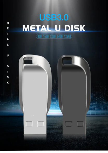 High-Speed USB 3.0 Flash Drive – 16GB to 128GB Pen Drive Memory Stick