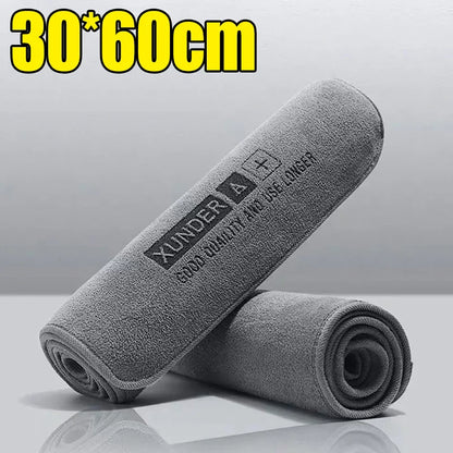 5/1PC High-End Microfiber Car Wash Towel – Auto Cleaning, Drying & Detailing Cloth with Hemmed Edges, Water Absorbent Car Rag