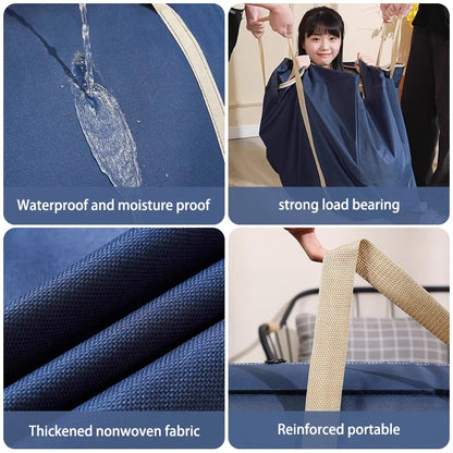 Extra Large Waterproof Moving Bag - Foldable Travel Luggage & Home Storage Packing Bag