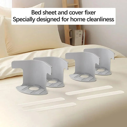 Bed Sheet Corner Grippers - 8/4PCS Heavy Duty Adjustable Straps for Secure Sheet Fitting and Tightening