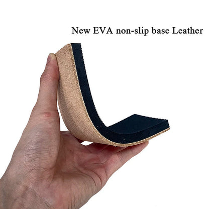 Thickened Non-Slip Diamond Knife Sharpener – 15° Kitchen Whetstone & Leather Polishing System