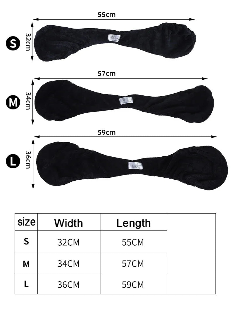 Tata Neck & Body Towel — Bath Towel with Bra Style for Neck Wrapping and Skincare Care