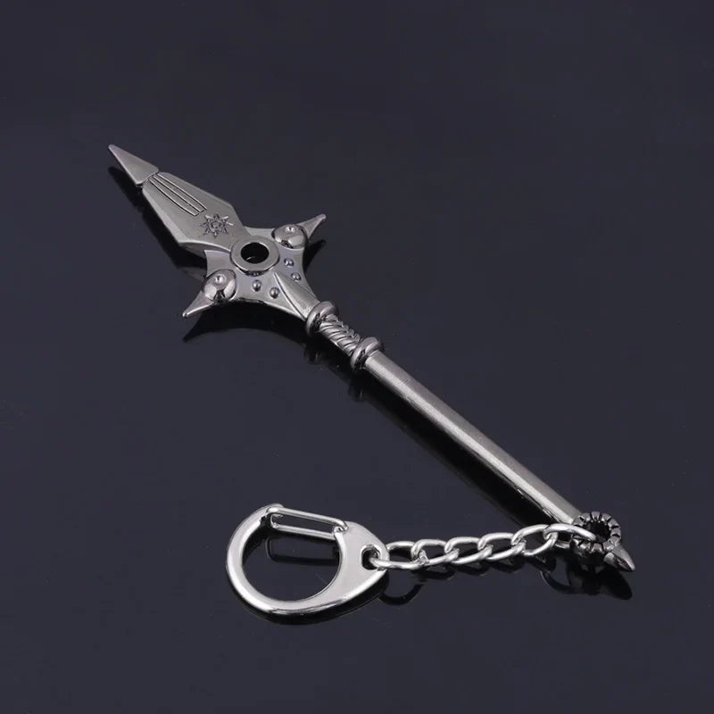 Anime Seven Deadly Sins Escanor Rhitta Keychain – Axe Bottle Opener Pendant Keyring Jewelry Gift for Men & Women