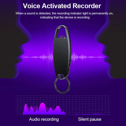 Vandlion V13 USB Digital Voice Recorder – One-Button Record, OTG MP3 Flash Drive, Hi-Fi Noise Reduction Dictaphone