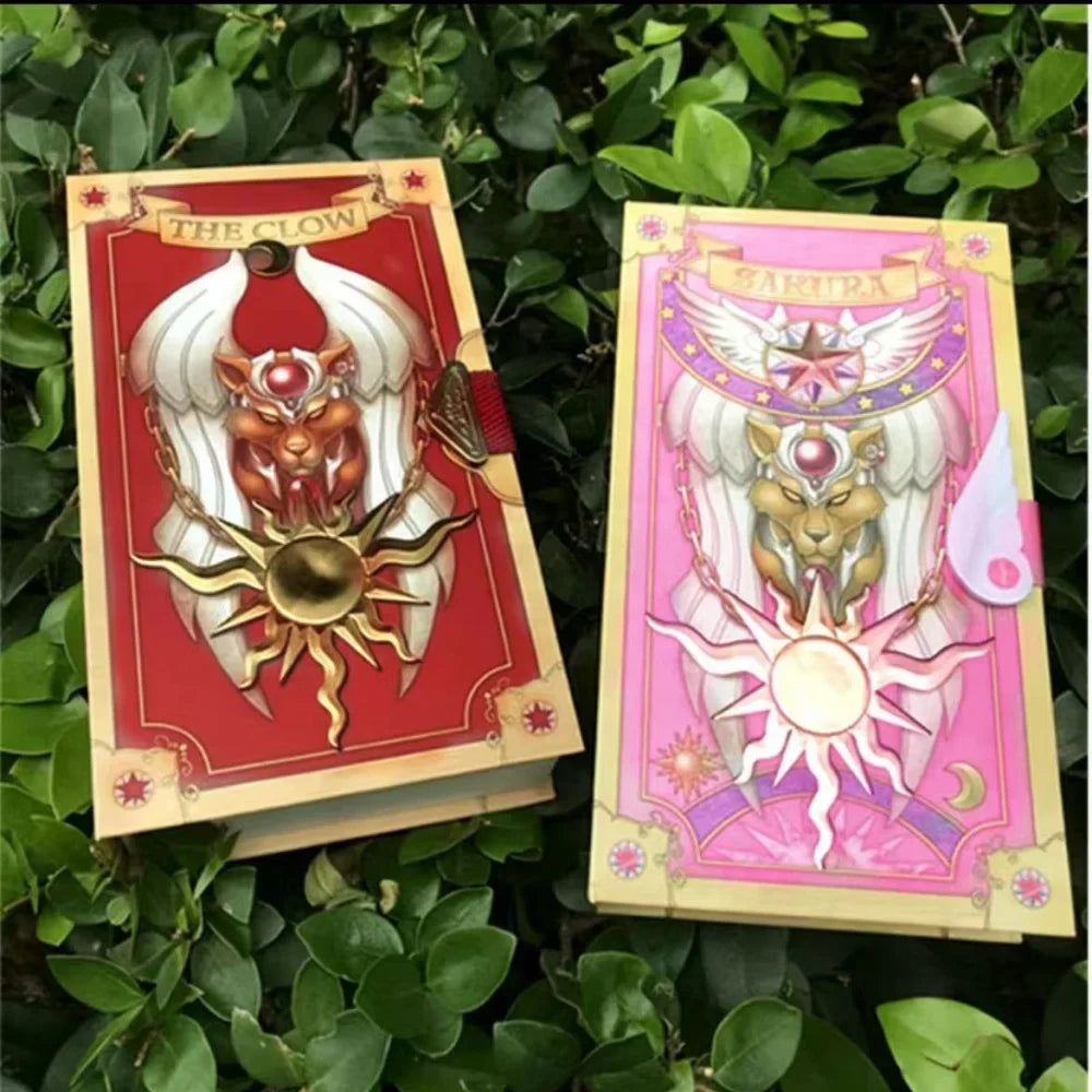 Card Captor Sakura Clow Cards – 60PCS Set with Box, Kinomoto Tarot Magic Book Cosplay Prop Toy