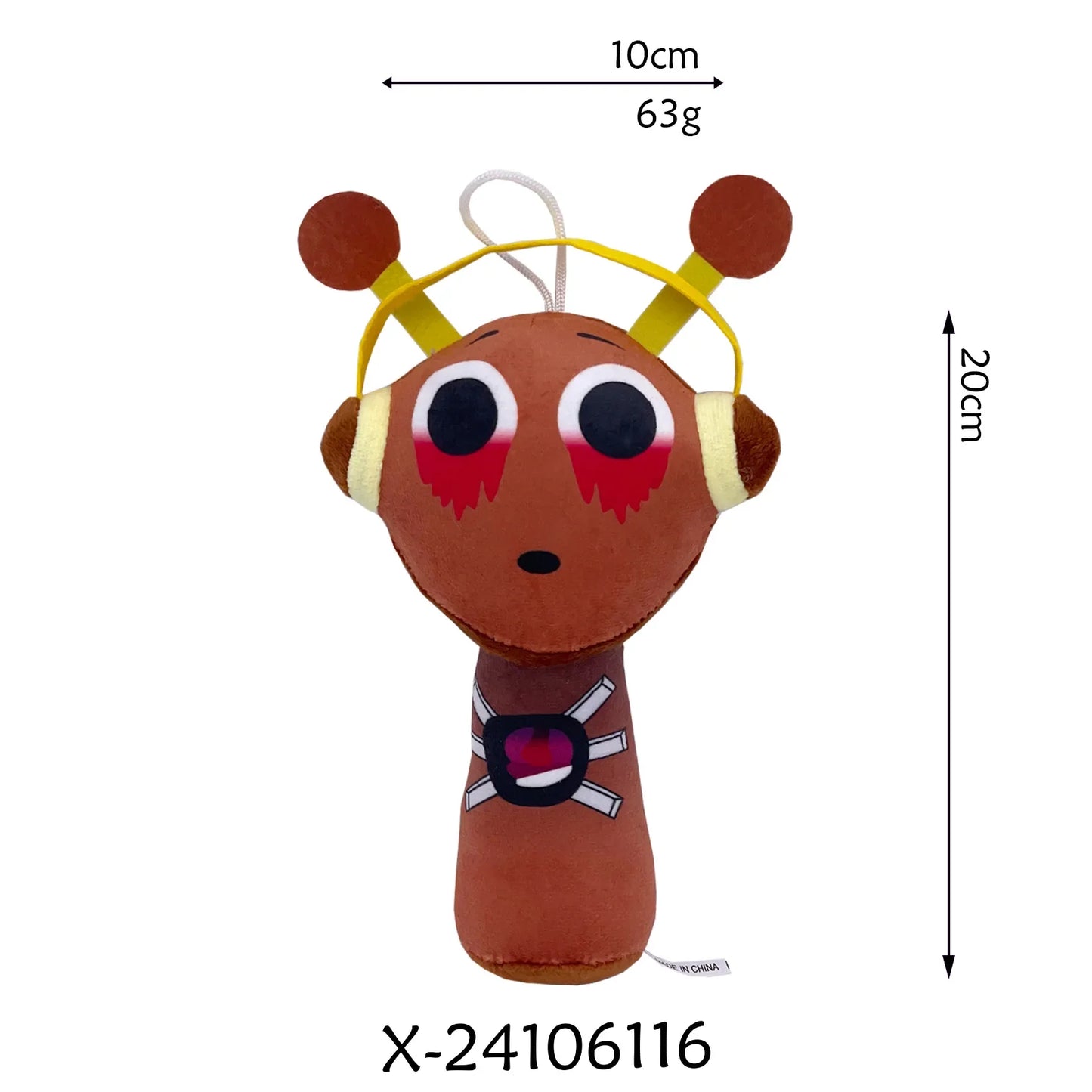 Sprunki Plush Doll Toy — Cartoon Stuffed Pillow for Kids, Birthday & Christmas Gift