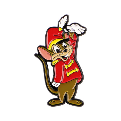 Cartoon Movie Enamel Lapel Pins — Lion, Cat & Duck Brooches for Backpacks, Clothes, DIY Metal Badge Jewelry Accessories