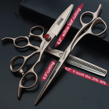 SHARONDS Professional Hairdressing Scissors – 440C Japanese Steel Barber Shears for Salon & Home Use